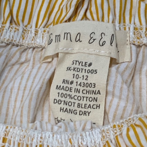 Ross Yellow and White Flower Cold Shoulder Top - Picture 3 of 5